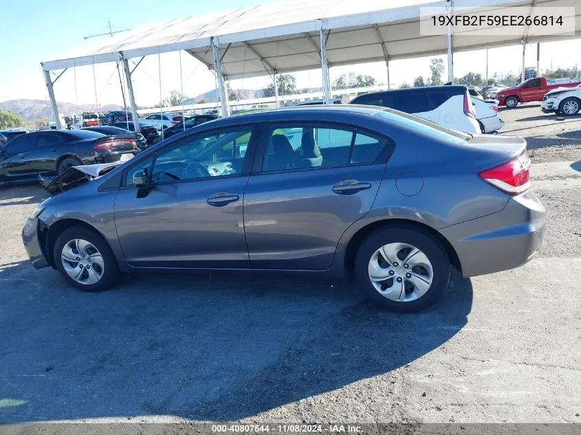 19XFB2F59EE266814 2014 Honda Civic Lx