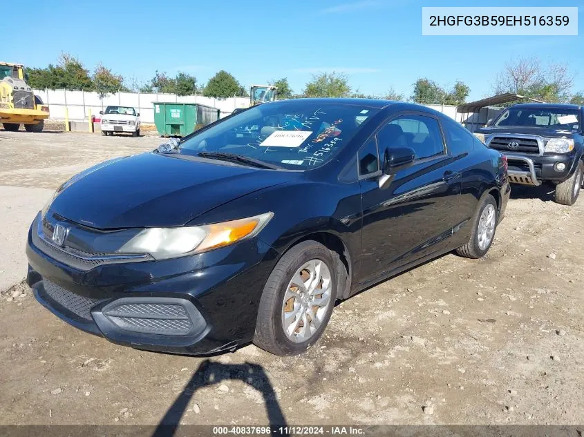 2014 Honda Civic Lx VIN: 2HGFG3B59EH516359 Lot: 40837696