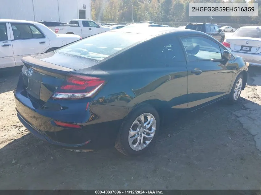 2014 Honda Civic Lx VIN: 2HGFG3B59EH516359 Lot: 40837696