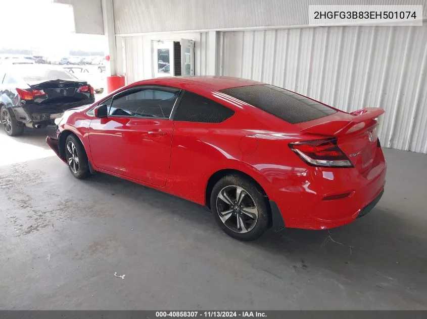 2HGFG3B83EH501074 2014 Honda Civic Ex