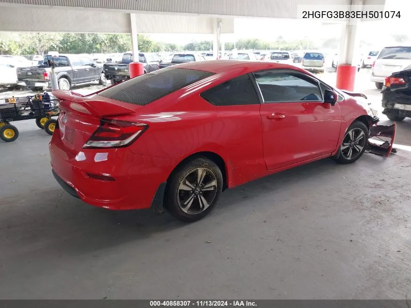 2HGFG3B83EH501074 2014 Honda Civic Ex