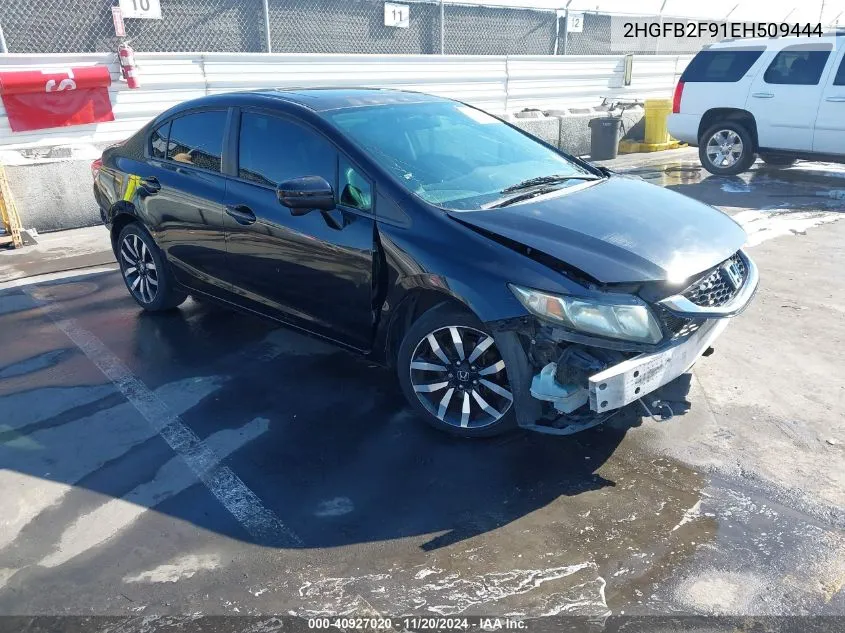 2014 Honda Civic Ex-L VIN: 2HGFB2F91EH509444 Lot: 40927020