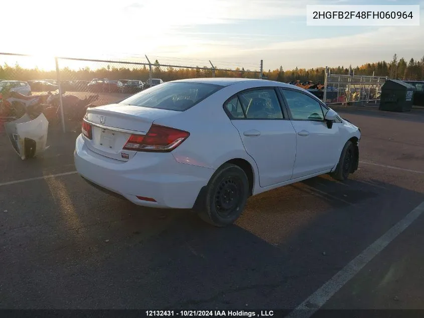 2HGFB2F48FH060964 2015 Honda Civic Sedan