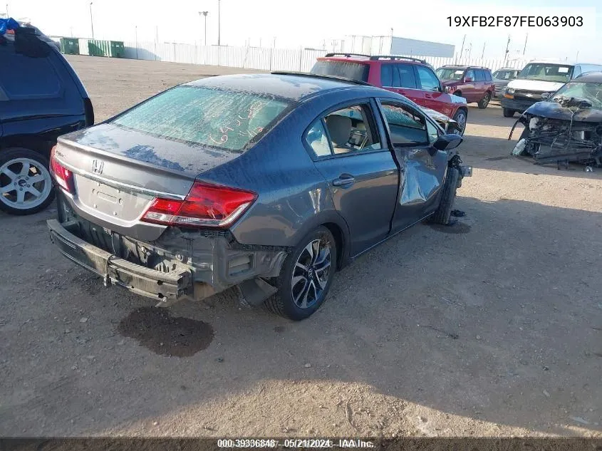 19XFB2F87FE063903 2015 Honda Civic Ex