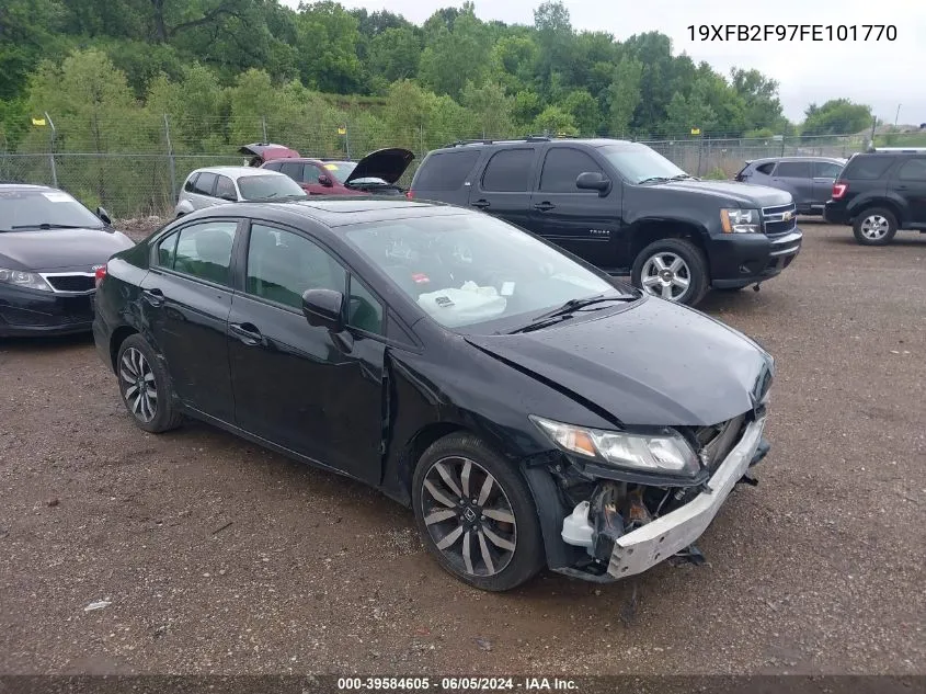 2015 Honda Civic Ex-L VIN: 19XFB2F97FE101770 Lot: 39584605