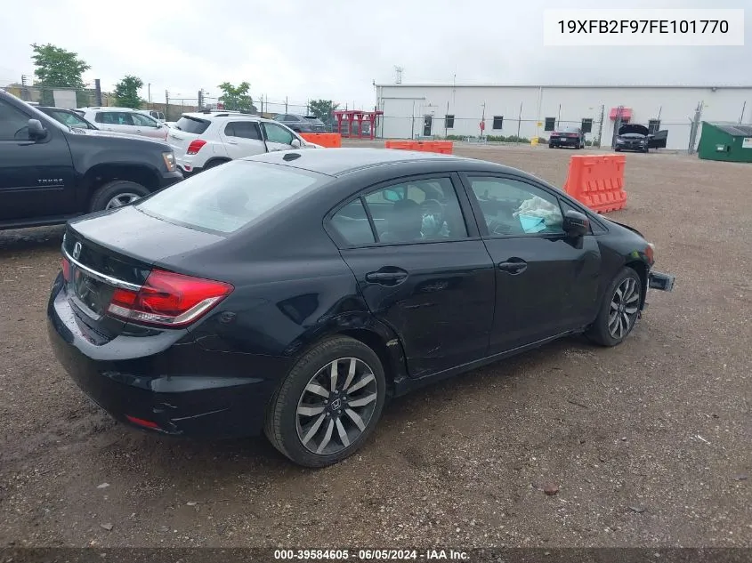 2015 Honda Civic Ex-L VIN: 19XFB2F97FE101770 Lot: 39584605