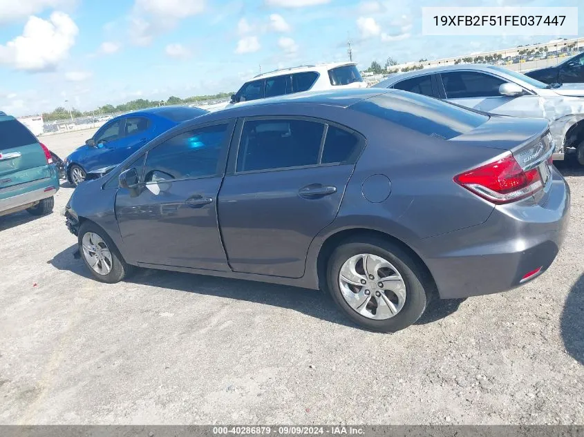 19XFB2F51FE037447 2015 Honda Civic Lx