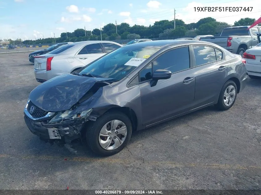 19XFB2F51FE037447 2015 Honda Civic Lx