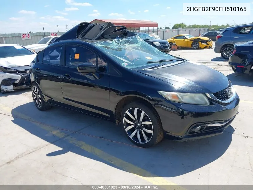 2HGFB2F90FH510165 2015 Honda Civic Exl