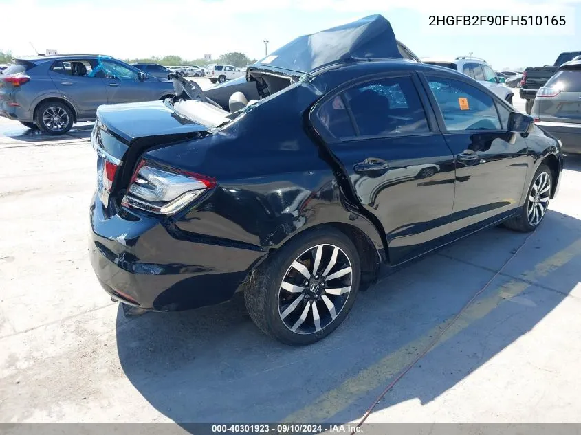 2HGFB2F90FH510165 2015 Honda Civic Exl