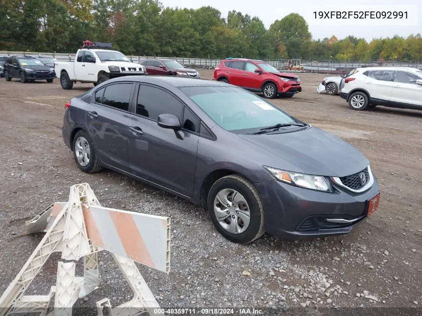 19XFB2F52FE092991 2015 Honda Civic Lx