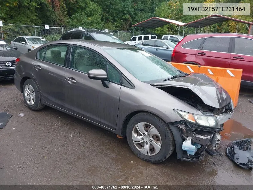 2015 Honda Civic Lx VIN: 19XFB2F57FE231464 Lot: 40371762