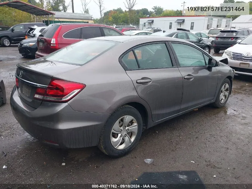 19XFB2F57FE231464 2015 Honda Civic Lx