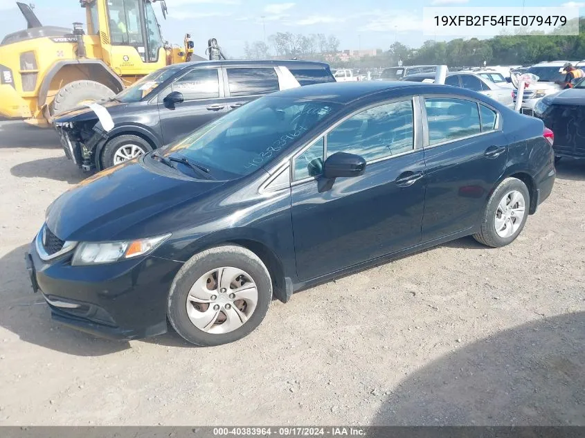 2015 Honda Civic Lx VIN: 19XFB2F54FE079479 Lot: 40383964