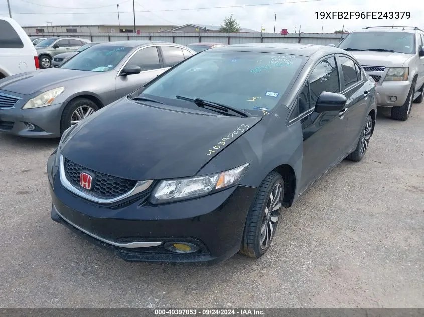 19XFB2F96FE243379 2015 Honda Civic Ex-L