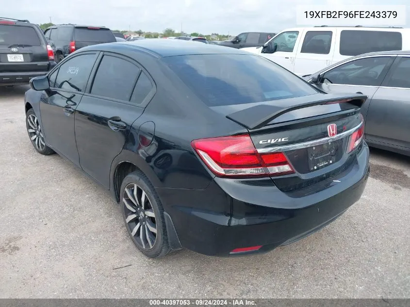 19XFB2F96FE243379 2015 Honda Civic Ex-L