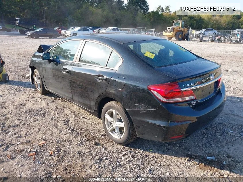 19XFB2F59FE079512 2015 Honda Civic Sedan Lx