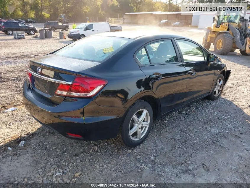 19XFB2F59FE079512 2015 Honda Civic Sedan Lx