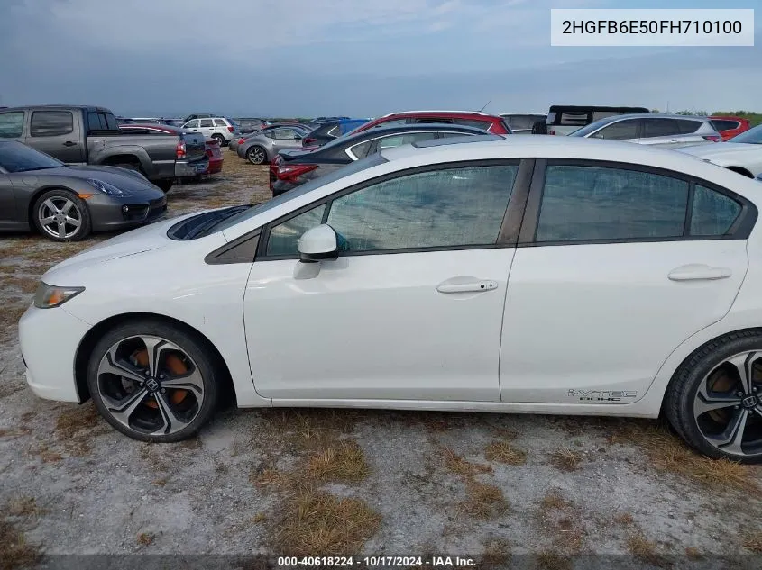 2HGFB6E50FH710100 2015 Honda Civic Si