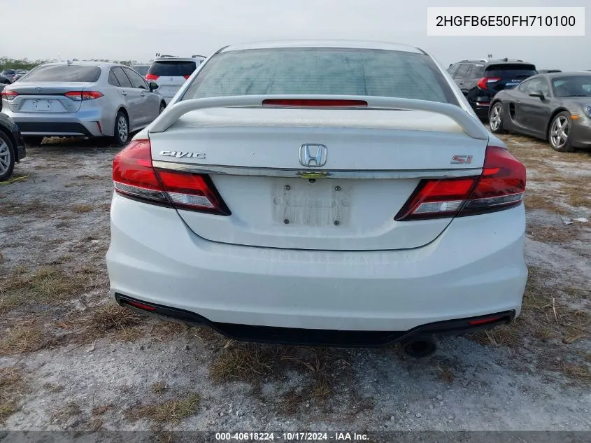 2HGFB6E50FH710100 2015 Honda Civic Si