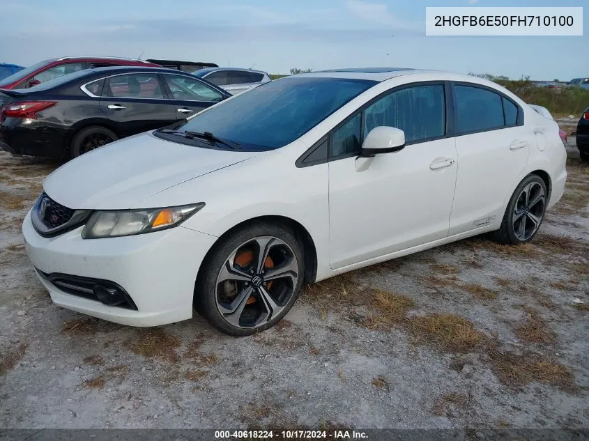 2HGFB6E50FH710100 2015 Honda Civic Si