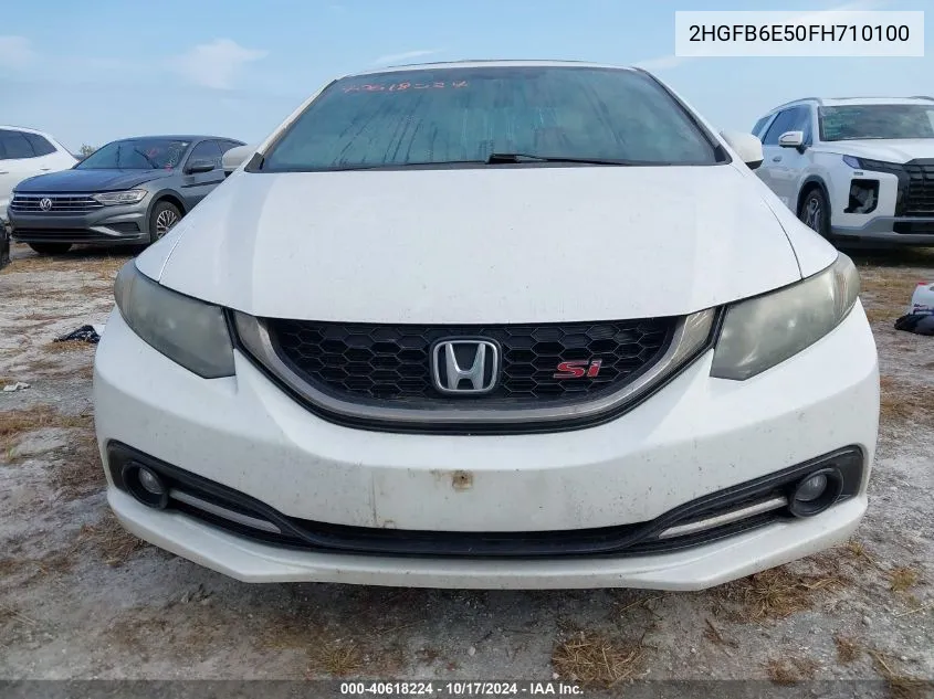 2HGFB6E50FH710100 2015 Honda Civic Si