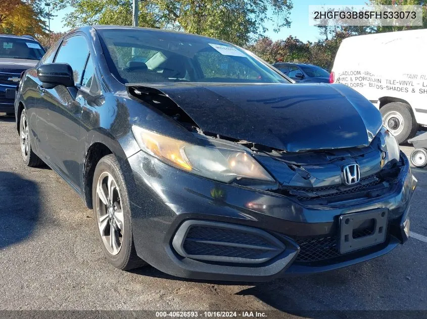 2015 Honda Civic Ex VIN: 2HGFG3B85FH533073 Lot: 40626593