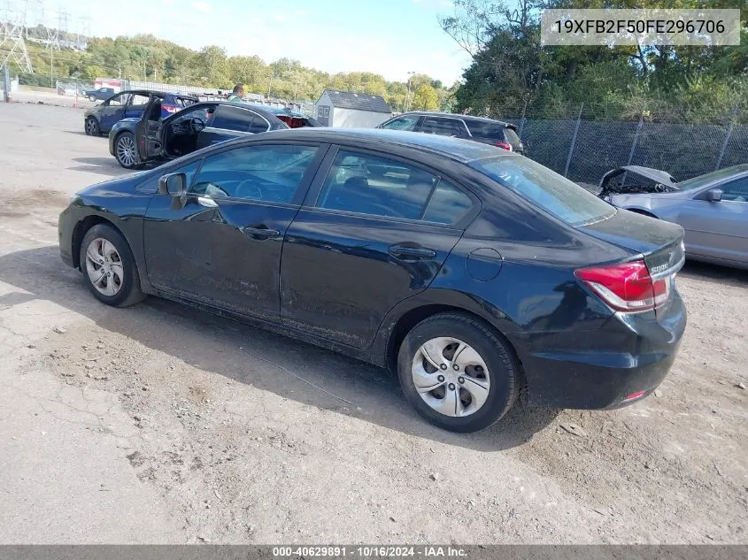 19XFB2F50FE296706 2015 Honda Civic Lx