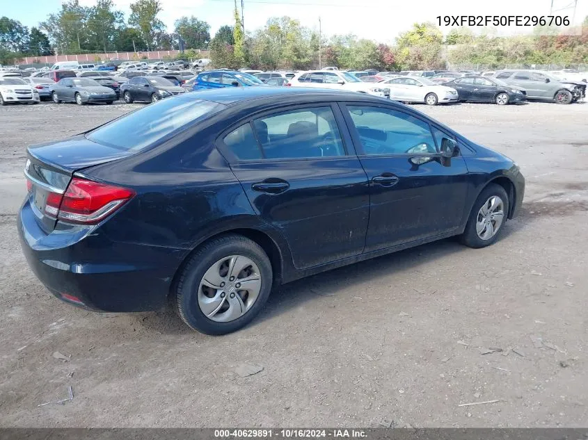 19XFB2F50FE296706 2015 Honda Civic Lx