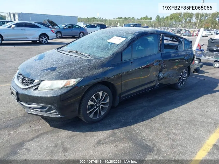 2015 Honda Civic Ex VIN: 19XFB2F85FE065066 Lot: 40674815