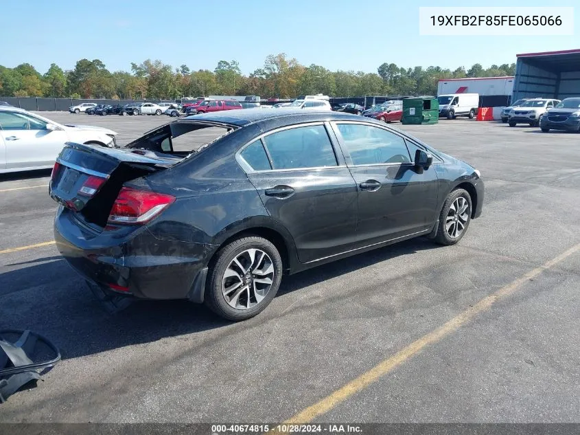 2015 Honda Civic Ex VIN: 19XFB2F85FE065066 Lot: 40674815