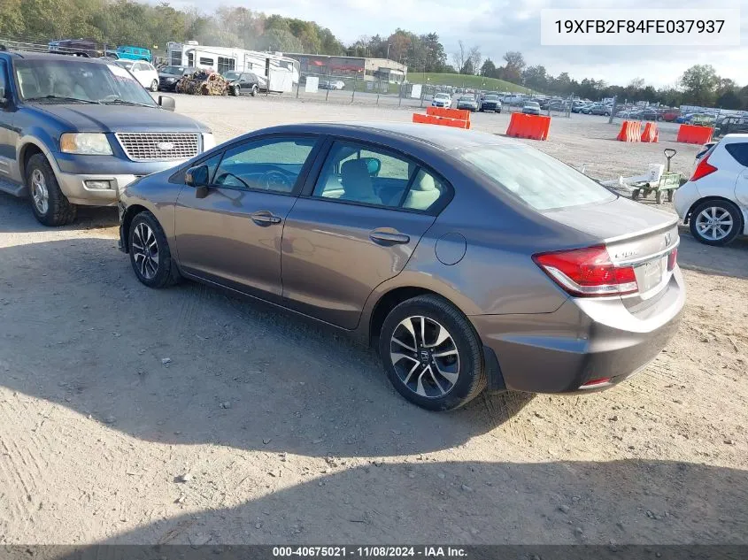 19XFB2F84FE037937 2015 Honda Civic Ex