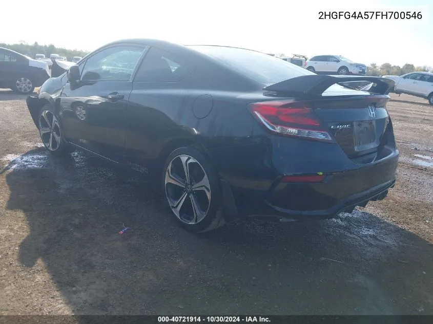 2HGFG4A57FH700546 2015 Honda Civic Si