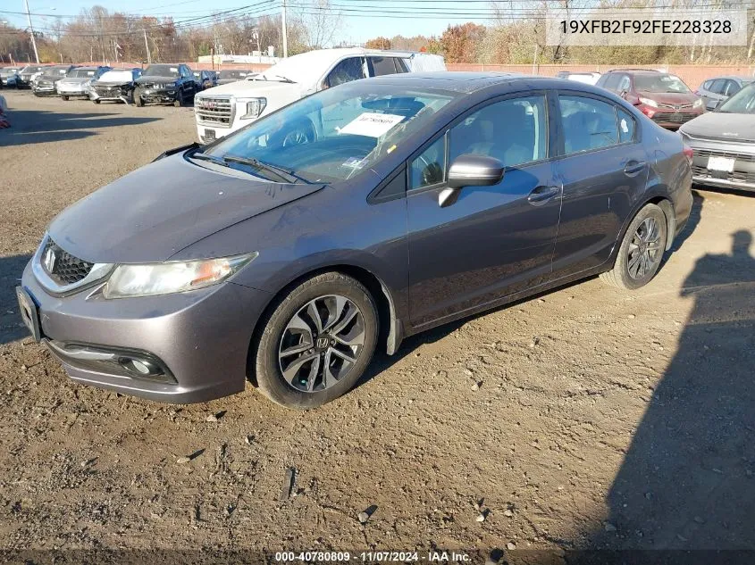 2015 Honda Civic Ex-L VIN: 19XFB2F92FE228328 Lot: 40780809