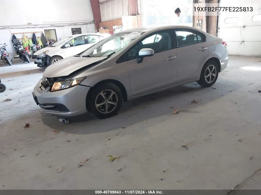 2015 Honda Civic Se VIN: 19XFB2F77FE225813 Lot: 40789843