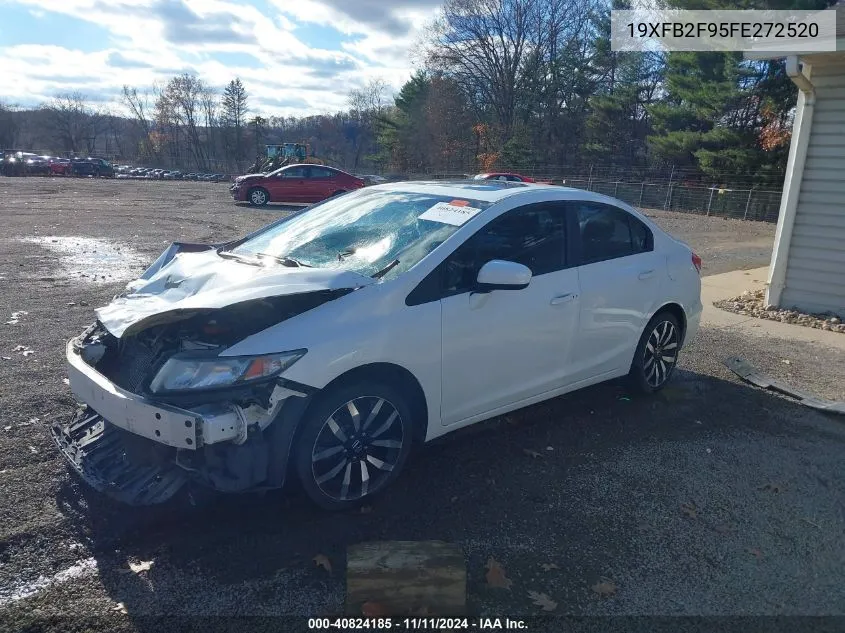 2015 Honda Civic Ex-L VIN: 19XFB2F95FE272520 Lot: 40824185