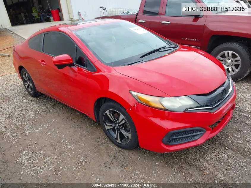 2015 Honda Civic Ex VIN: 2HGFG3B88FH517336 Lot: 40826493