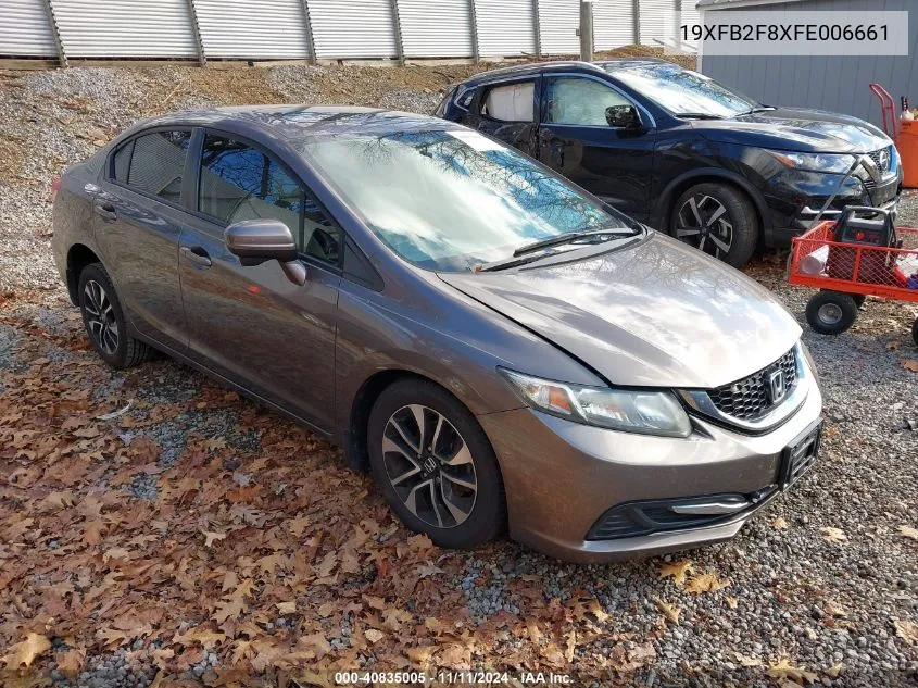 2015 Honda Civic Ex VIN: 19XFB2F8XFE006661 Lot: 40835005