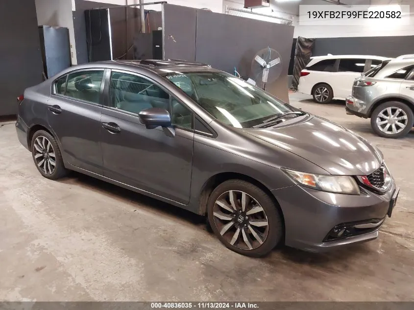 2015 Honda Civic Ex-L VIN: 19XFB2F99FE220582 Lot: 40836035