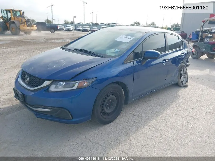 2015 Honda Civic Lx VIN: 19XFB2F55FE001180 Lot: 40841018