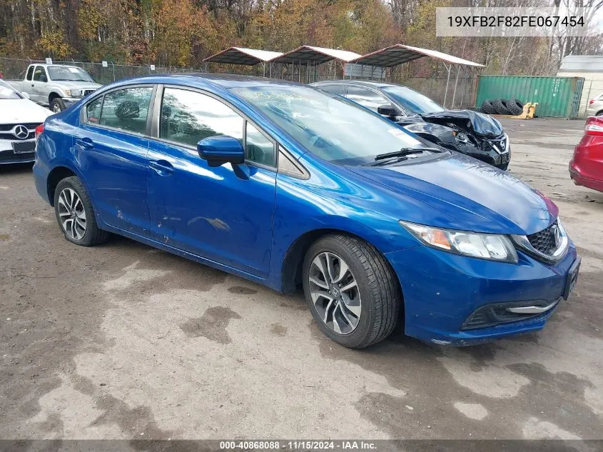 2015 Honda Civic Ex VIN: 19XFB2F82FE067454 Lot: 40868088