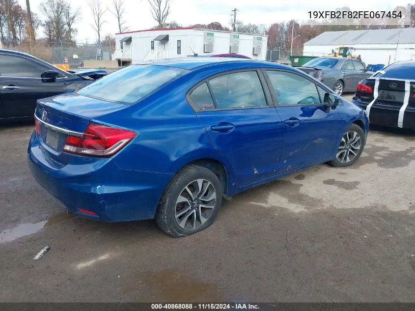 2015 Honda Civic Ex VIN: 19XFB2F82FE067454 Lot: 40868088