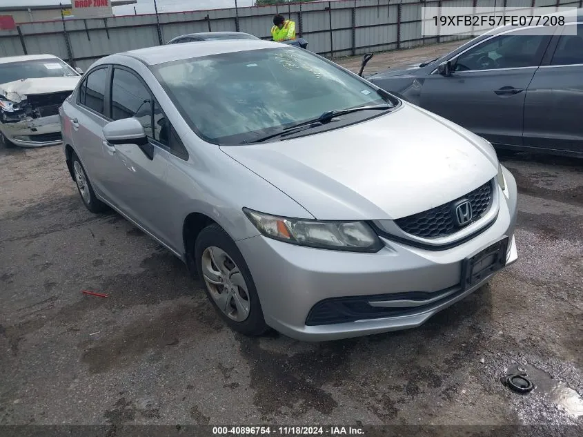 2015 Honda Civic Lx VIN: 19XFB2F57FE077208 Lot: 40896754