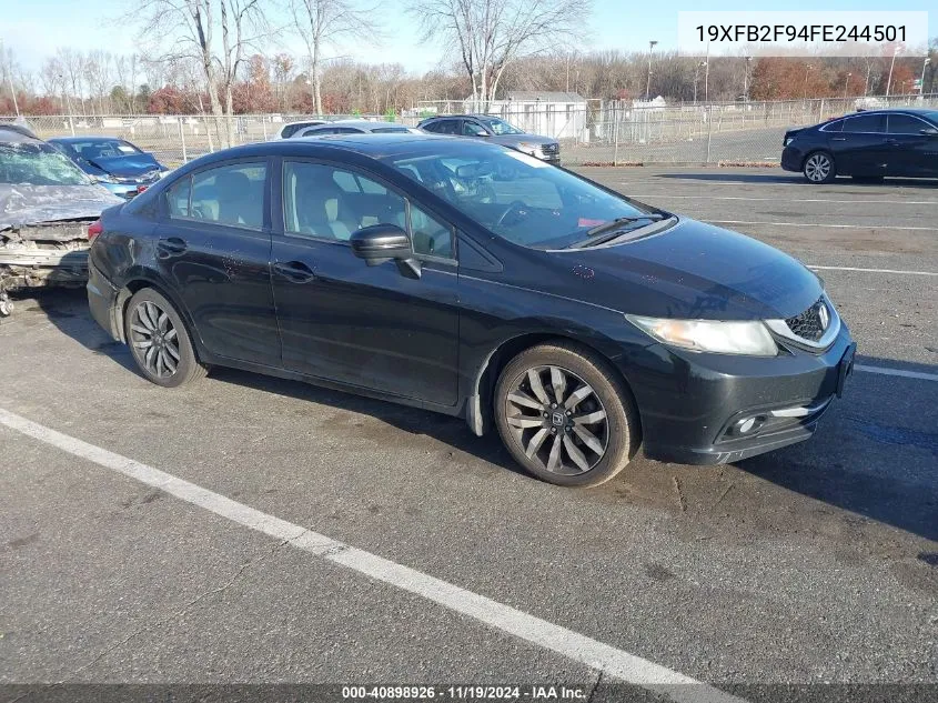 2015 Honda Civic Ex-L VIN: 19XFB2F94FE244501 Lot: 40898926