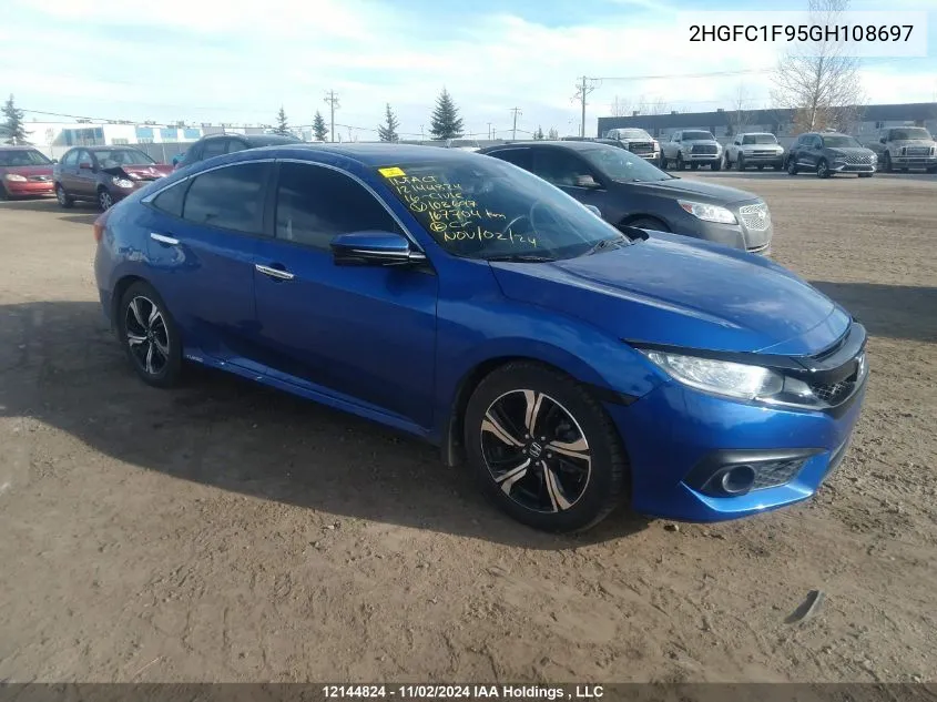 2016 Honda Civic Sedan VIN: 2HGFC1F95GH108697 Lot: 12144824