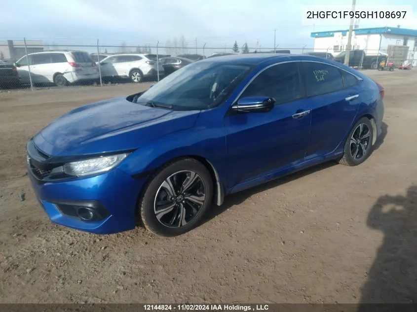 2016 Honda Civic Sedan VIN: 2HGFC1F95GH108697 Lot: 12144824