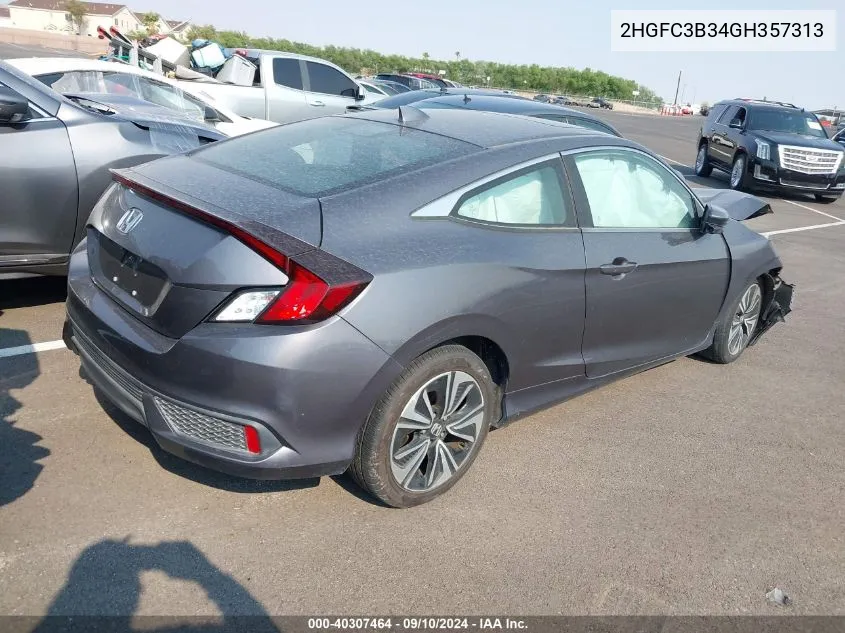 2HGFC3B34GH357313 2016 Honda Civic Ex-T