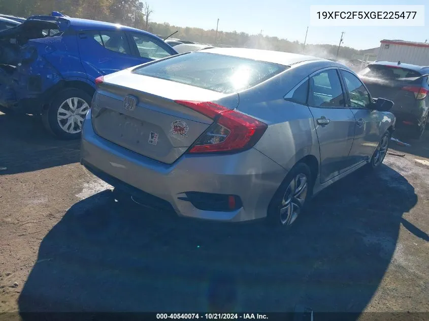 19XFC2F5XGE225477 2016 Honda Civic Lx