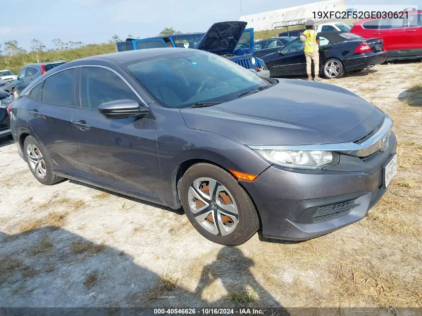 19XFC2F52GE030621 2016 Honda Civic Lx