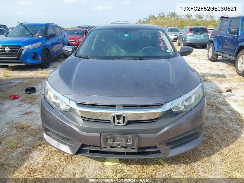 19XFC2F52GE030621 2016 Honda Civic Lx